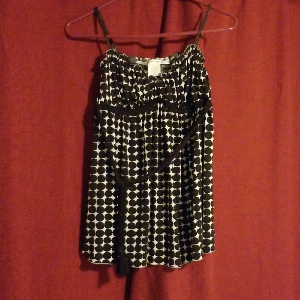 Max Studio, brown dressy tank top